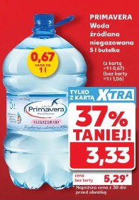 Primavera Woda źródlana niegazowana