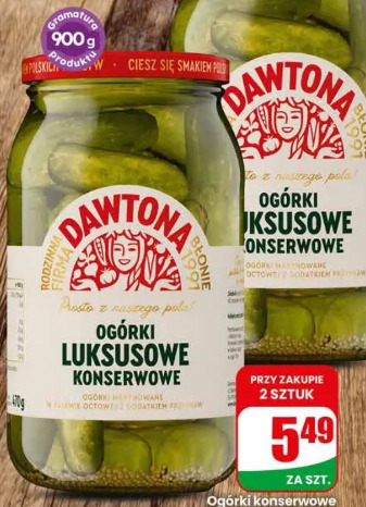 Ogórki konserwowe luksusowe Dawtona