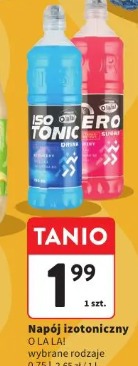 Napój izotoniczny O La La! wybrane rodzaje