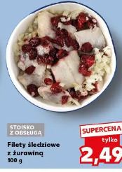 Stoiska z obsługą Filety śledziowe z żurawiną