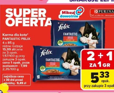 Karma dla kota Fantastic Felix