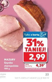 Mazury Szynka staropolska