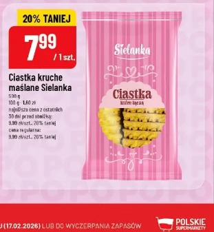 Ciastka kruche maślane Sielanka