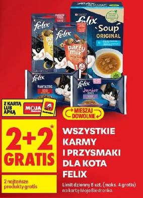 Wszystkie karmy i przysmaki dla kota Felix