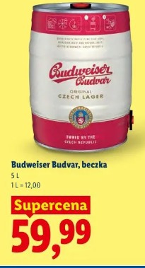 Budweiser Budvar, beczka