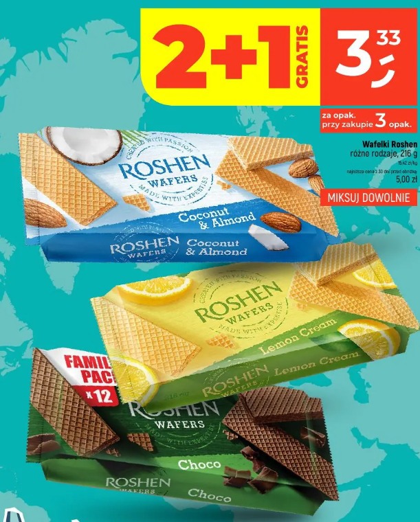 Wafelki Roshen