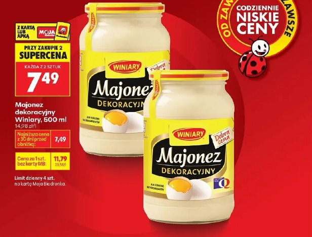 Majonez dekoracyjny Winiary, 500ml