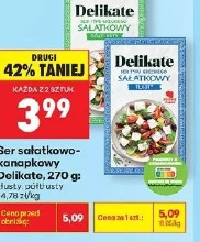 Ser sałatkowo-kanapkowy Delikate