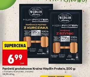 Parówki proteinowe Kraina Wędlin Protein