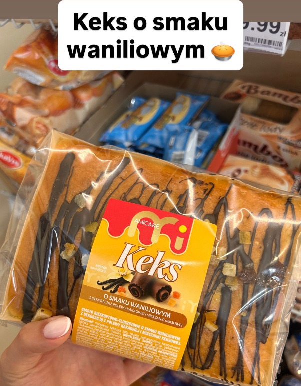 Amicake keks o smaku waniliowym