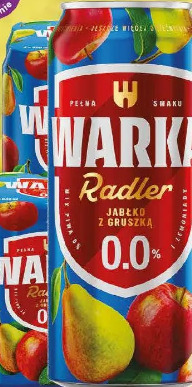 Piwo Warka Radler jabłko gruszka