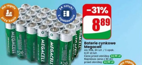 Baterie cynkowe Megacell