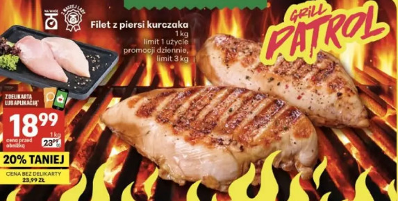 Filet z piersi kurczaka