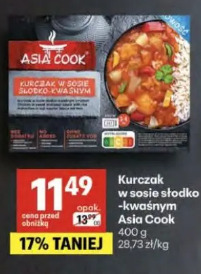 Kurczak w sosie słodko-kwaśnym Asia Cook