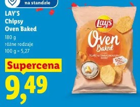 Lay's Chipsy Oven Baked różne rodzaje