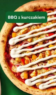 Pizza BBQ z kurczakiem