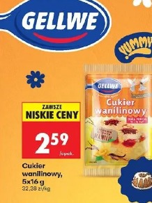 Gellwe cukier wanilinowy 5x16 g
