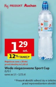 Woda niegazowana Sport Cup