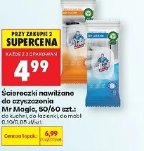 Ściereczki nawilżane do czyszczenia Mr Magic