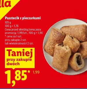 Pasztecik z pieczarkami