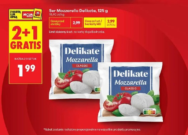 Ser Mozzarella Delikate