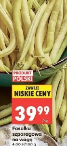 Fasolka szparagowa na wagę