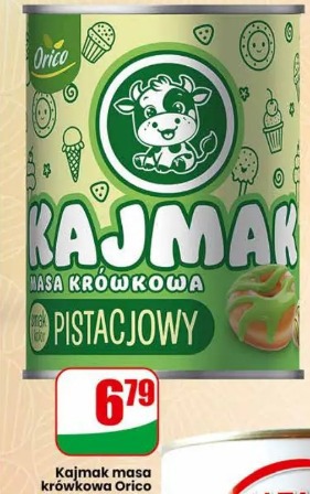 Kajmak masa krówkowa Orico pistacjowy