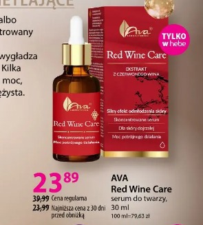 AVA Red Wine Care serum do twarzy