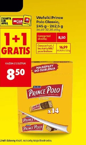 Wafelki Prince Polo Classic