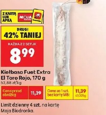 Kiełbasa Fuet Extra El Toro