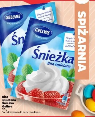 Bita śmietana Śnieżka Gellwe