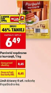 Parówki wędzone z kurcząt