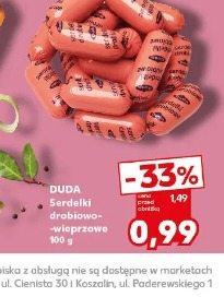 Duda Serdelki drobiowo-wieprzowe