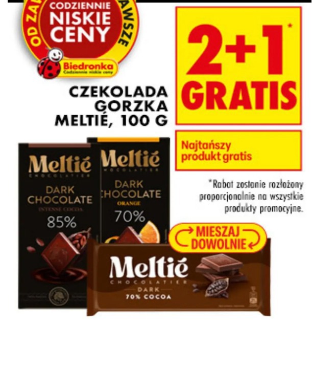 Czekolada gorzka Meltié