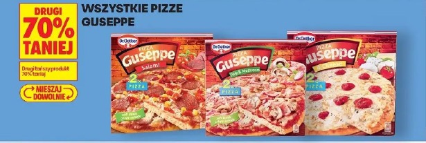 Wszystkie pizze Guseppe