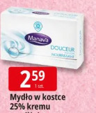 Mydło w kostce 25% kremu nawilżającego Manava