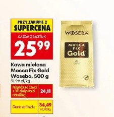 Kawa mielona Mocca Fix Gold Woseba