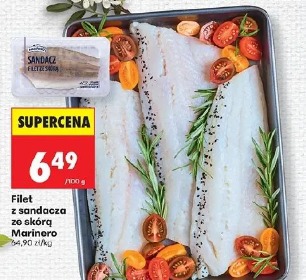 Filet z sandacza ze skórą Marinero