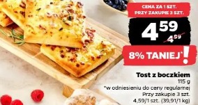 Tost z boczkiem
