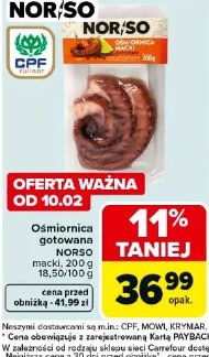 Ośmiornica gotowana NORSO macki