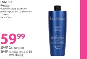 Fanola Keraterm dyscyplinujący szampon przeciw puszeniu się włosów