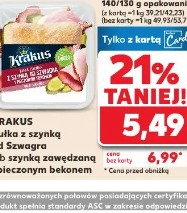 Krakus Bułka z szynką od Szwagra