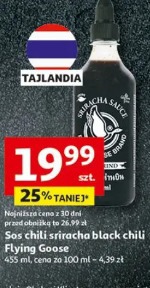 Sos chili sriracha black chili Flying Goose