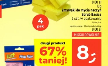 Zmywaki do mycia naczyń Scrub Basics