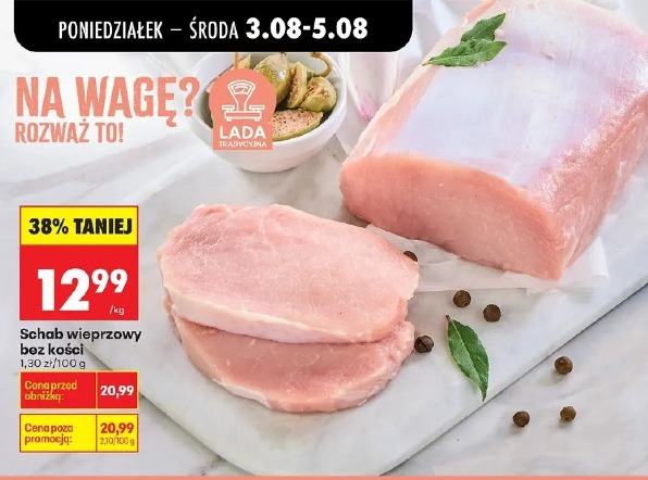 Schab wieprzowy bez kości