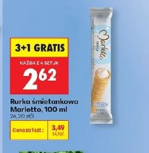 Rurka śmietankowa Marletto