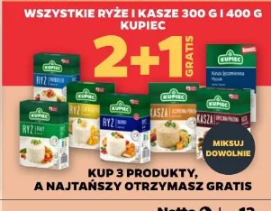 Wszystkie ryże i kasze 300 g i 400 g Kupiec