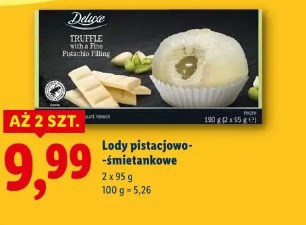 Deluxe Lody pistacjowo-śmietankowe