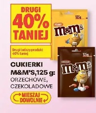 Cukierki M&M'S orzechowe, czekoladowe