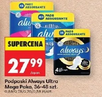 Podpaski Always Ultra Mega Paka